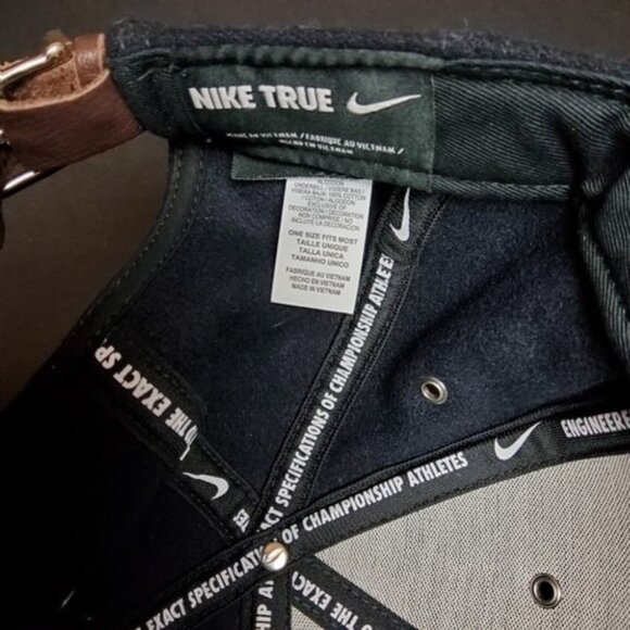 Nike True Tech KD Black Kevin Durant Adjustable Hat Leather Strap - Picture 6 of 6